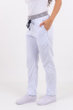 Pantalon Unisex Brand Pocket Blanco CORE SPANDEX