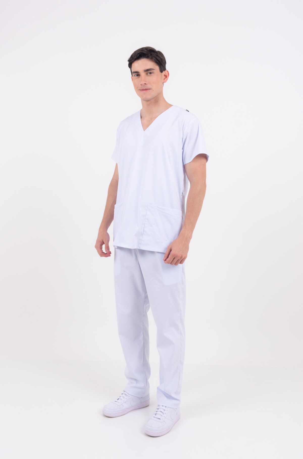 Chaquetilla Hombre Lisa Full Blanco CORE SPANDEX - Image 7