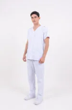 Chaquetilla Hombre Lisa Full Blanco Core Spandex - Imagen 7