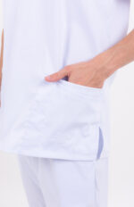 Chaquetilla Hombre Lisa Full Blanco CORE SPANDEX - Image 3