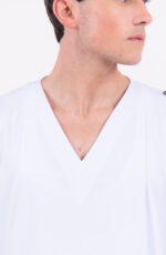 Chaquetilla Hombre Lisa Full Blanco CORE SPANDEX - Image 4