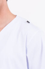 Chaquetilla Hombre Lisa Full Blanco CORE SPANDEX - Image 5