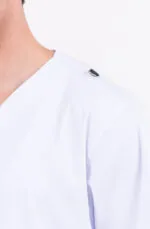 Chaquetilla Hombre Lisa Full Blanco Core Spandex - Imagen 5