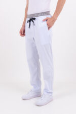 Pantalon Unisex Brand Pocket Blanco CORE SPANDEX - Image 7