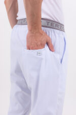 Pantalon Unisex Brand Pocket Blanco CORE SPANDEX - Image 9