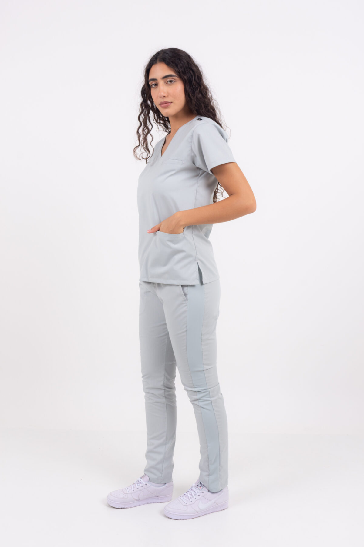 Chaquetilla Mujer Shapy Gris Perla ARCIEL con JERSEY SPANDEX - Image 6