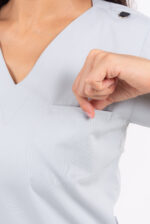 Chaquetilla Mujer Shapy Gris Perla ARCIEL con JERSEY SPANDEX - Image 3