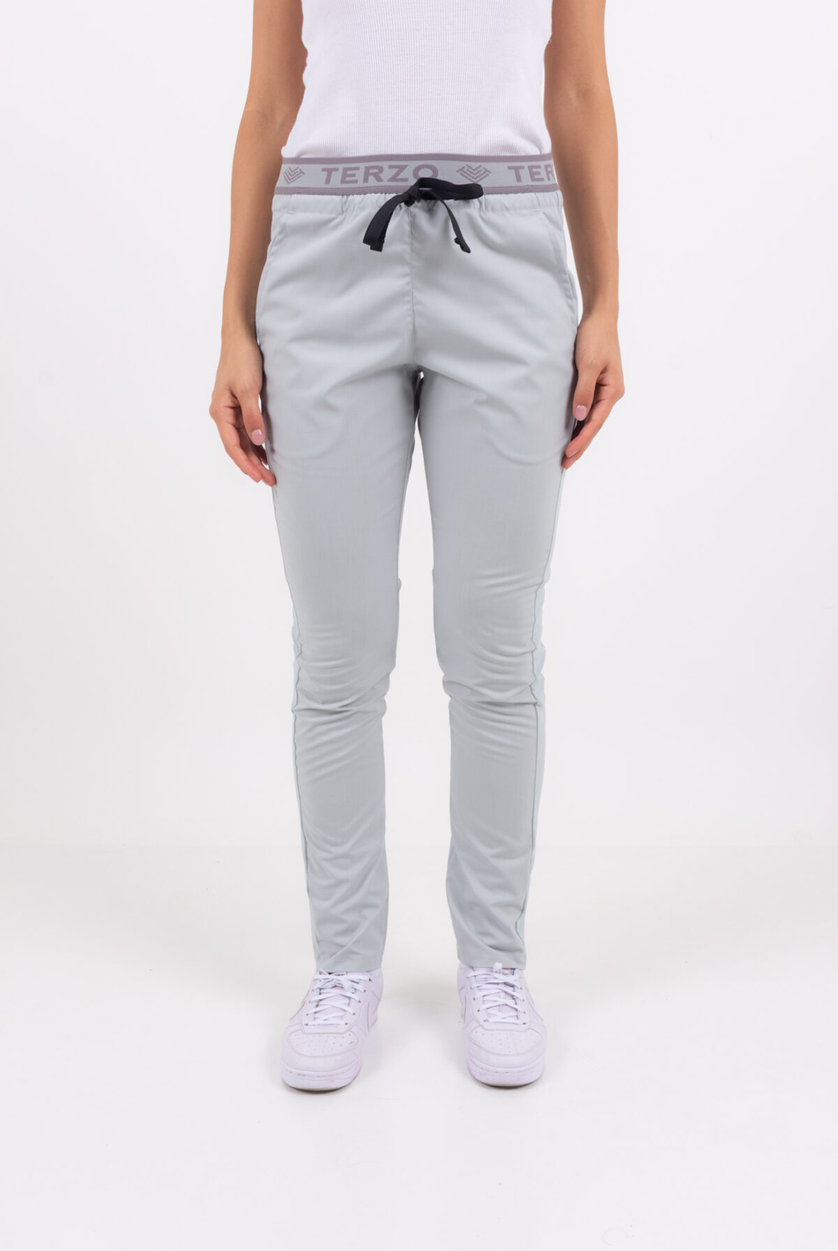 Pantalon Unisex Brand Shapy Gris Perla ARCIEL con JERSEY SPANDEX - Image 3