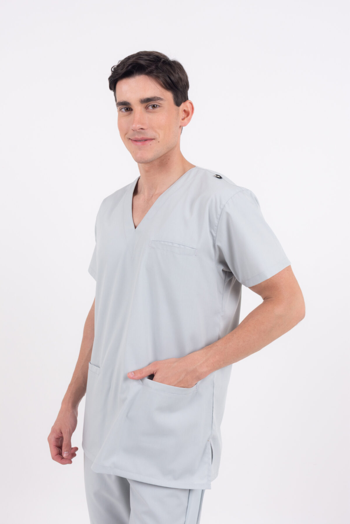 Chaquetilla Hombre Shapy Gris Perla  ARCIEL con JERSEY SPANDEX - Image 1