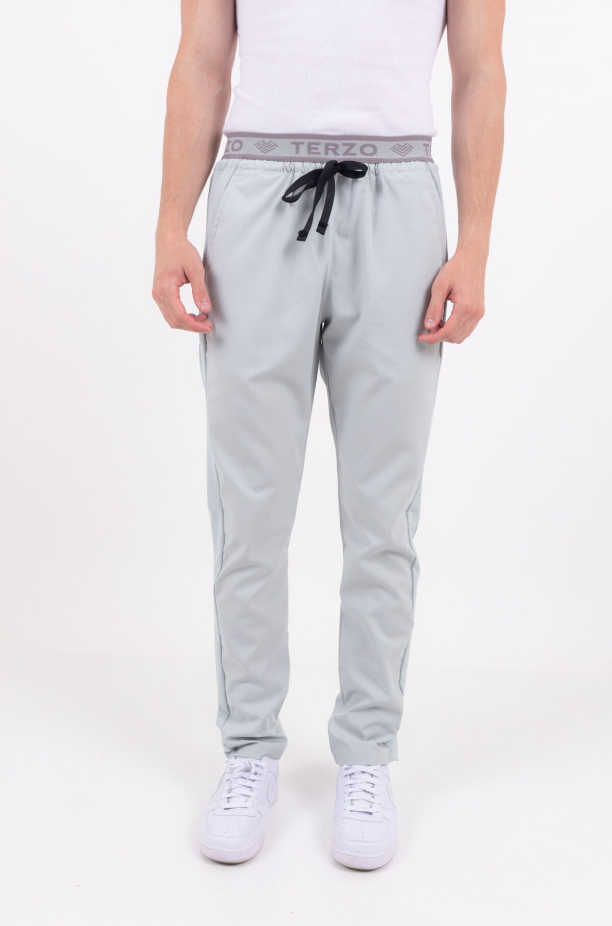 Pantalon Unisex Brand Shapy Gris Perla ARCIEL con JERSEY SPANDEX - Image 7