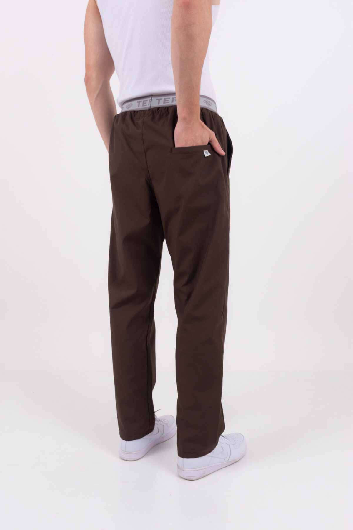 Pantalon Unisex Brand Pocket Chocolate ARCIEL - Image 9