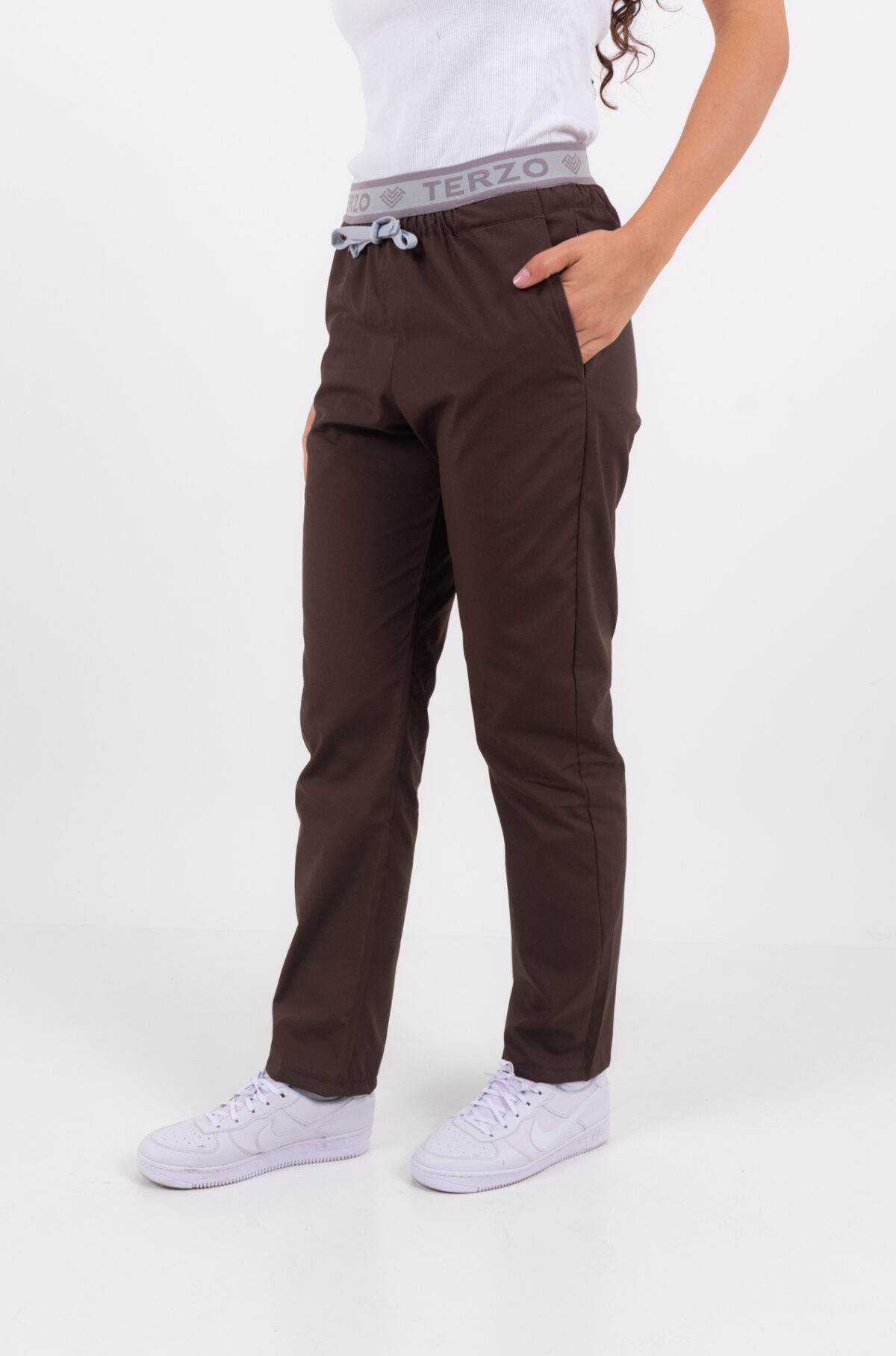 Pantalon Unisex Brand Pocket Chocolate ARCIEL - Image 3