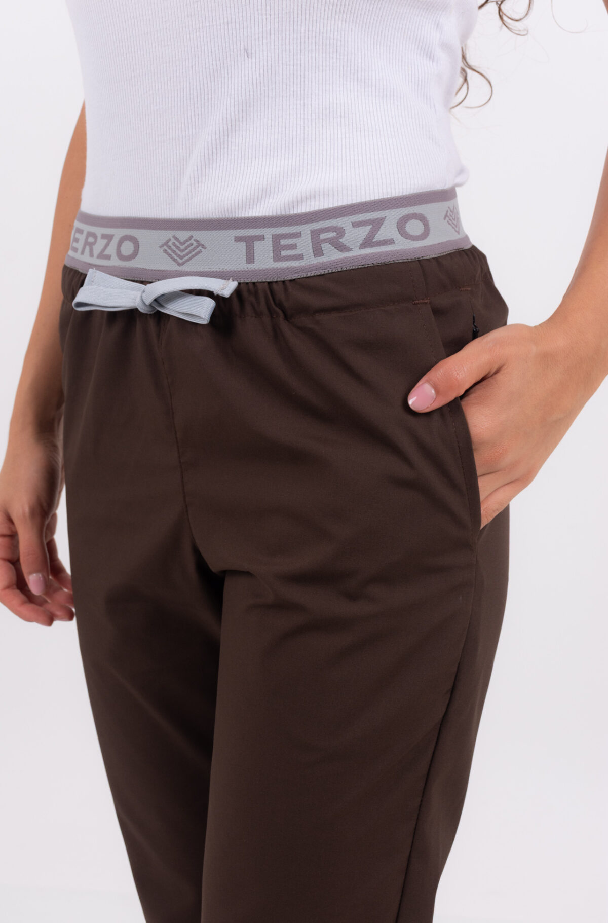 Pantalon Unisex Brand Pocket Chocolate ARCIEL - Image 5