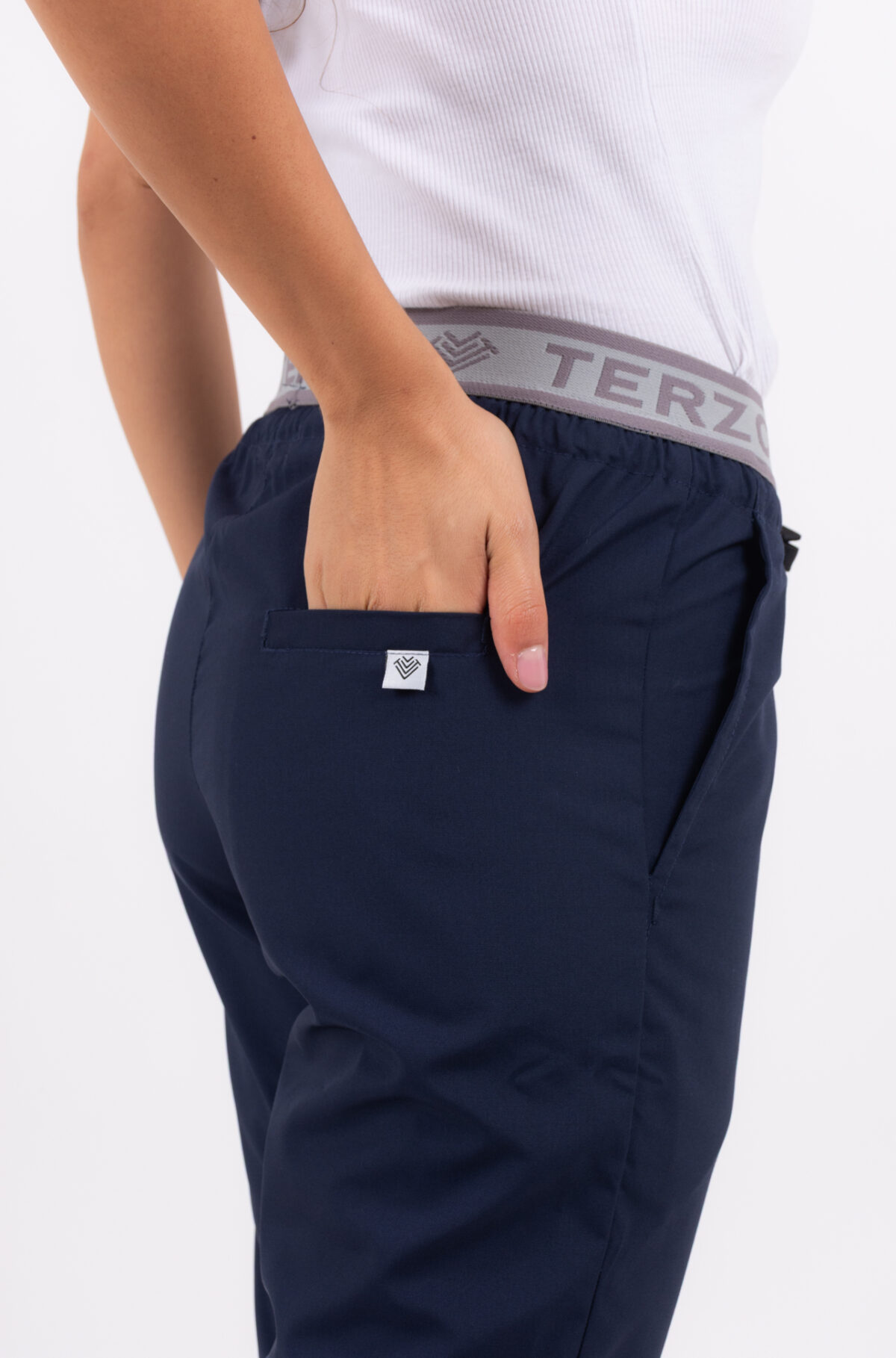 Pantalon Unisex Brand Pocket Azul Noche ARCIEL - Image 3