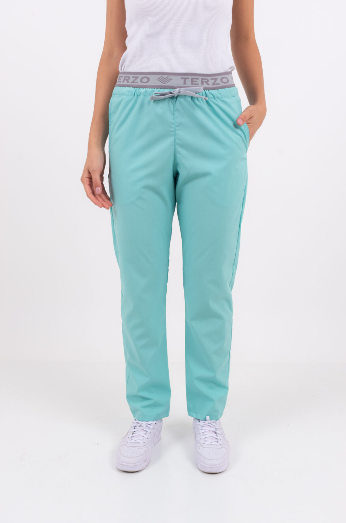 Pantalon Unisex Brand Pocket Verde Aqua ARCIEL - Image 1