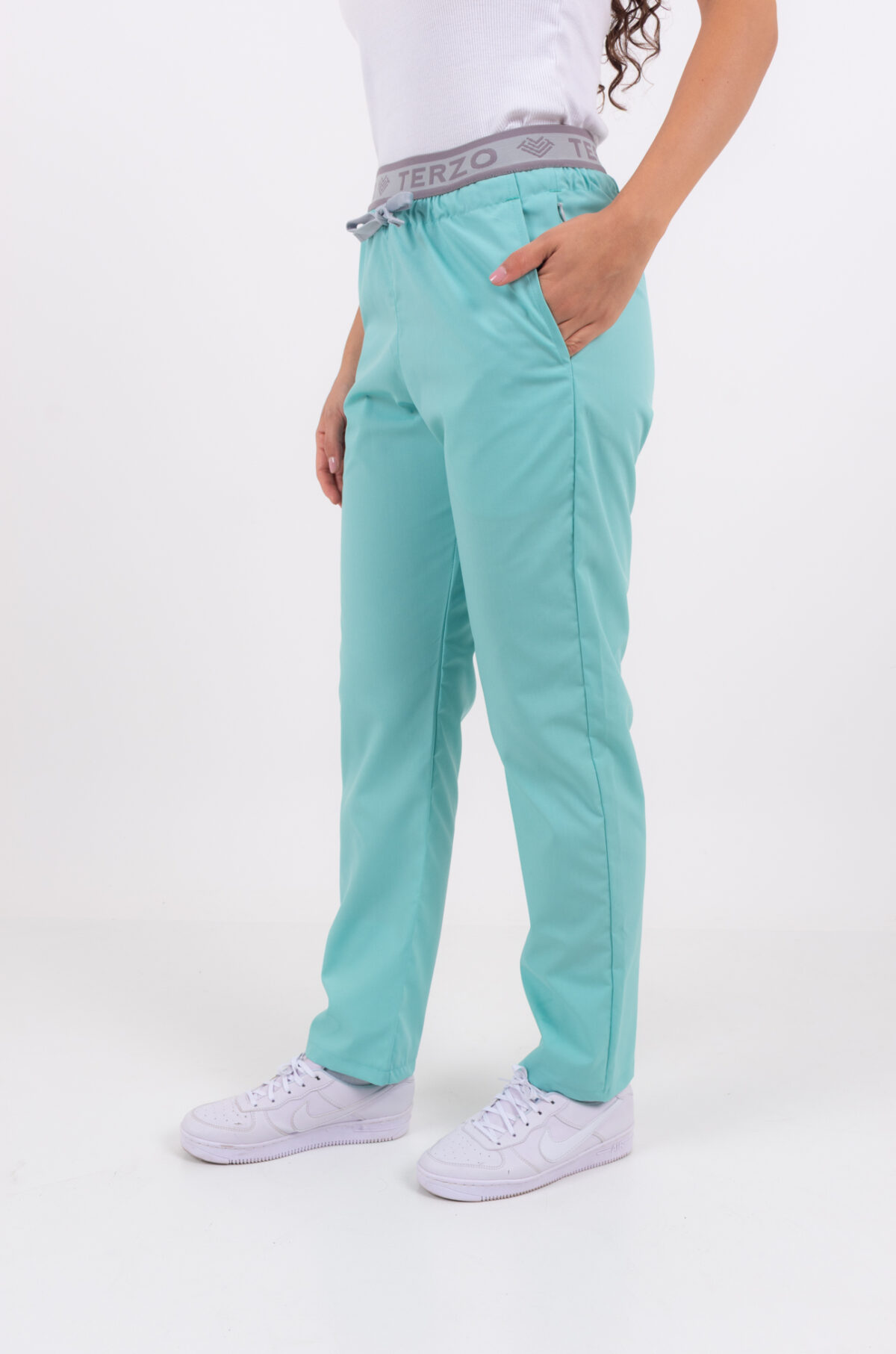 Pantalon Unisex Brand Pocket Verde Aqua ARCIEL - Image 3