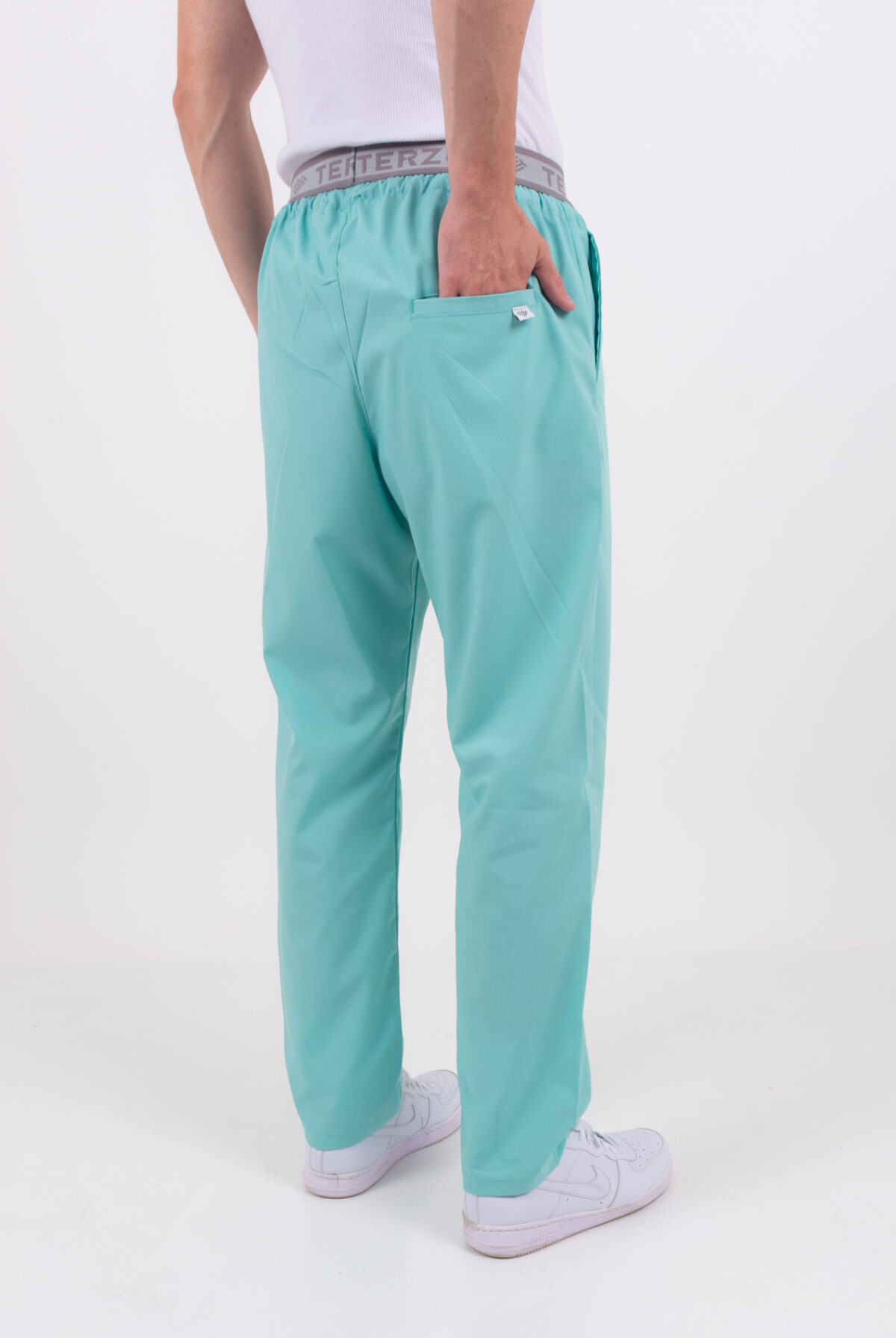 Pantalon Unisex Brand Pocket Verde Aqua ARCIEL - Image 6