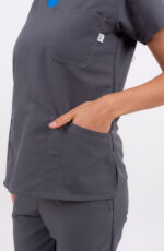 Chaquetilla Mujer Ecco Gris Medio DOTEX - Image 5