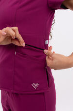 Chaquetilla Mujer Americana Uva TECNO SPANDEX - Image 5