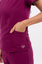 Chaquetilla Mujer Americana Uva TECNO SPANDEX - Image 6