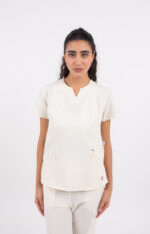 Chaquetilla Mujer Americana Marfil TECNO SPANDEX