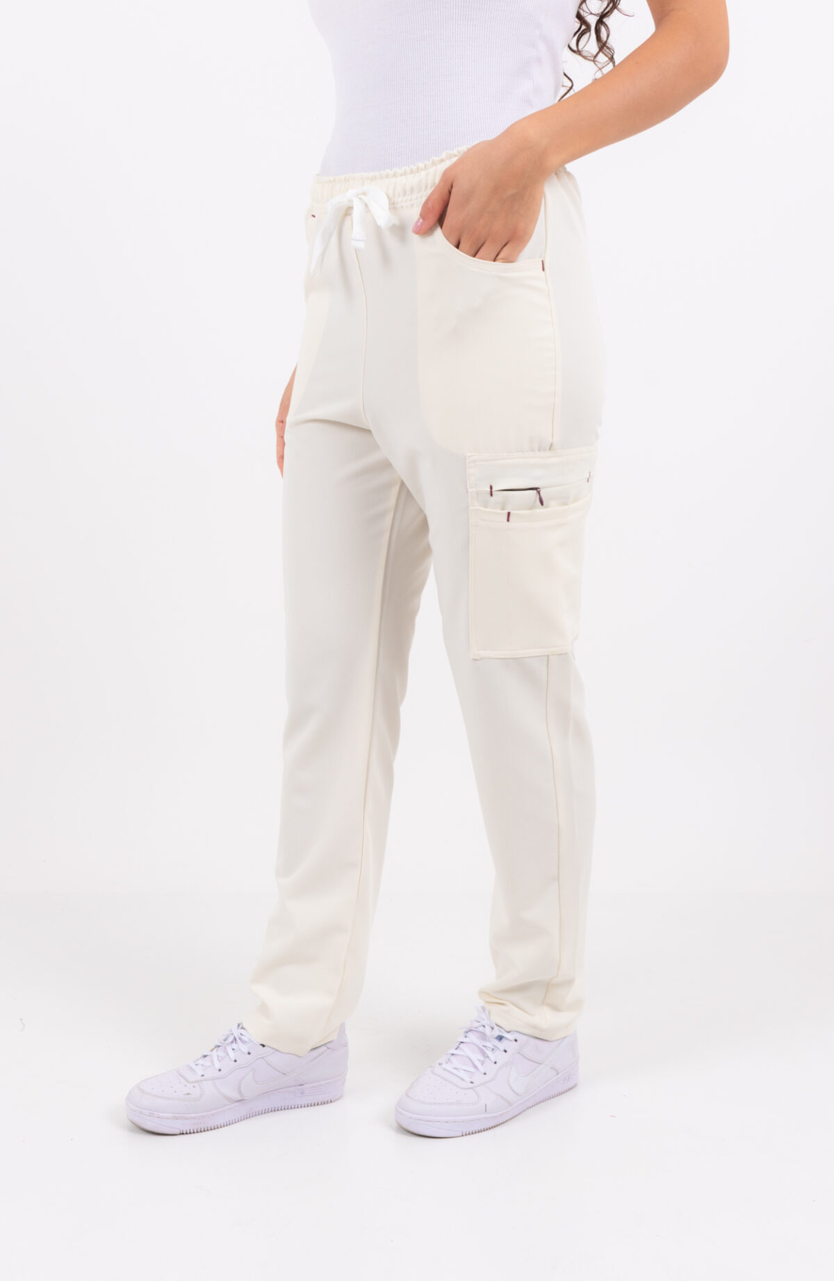 Pantalon Unisex Naive Marfil TECNO SPANDEX - Image 1