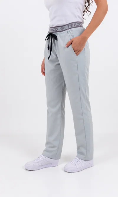 Pantalon Unisex Brand Shapy Gris Perla ARCIEL con JERSEY SPANDEX