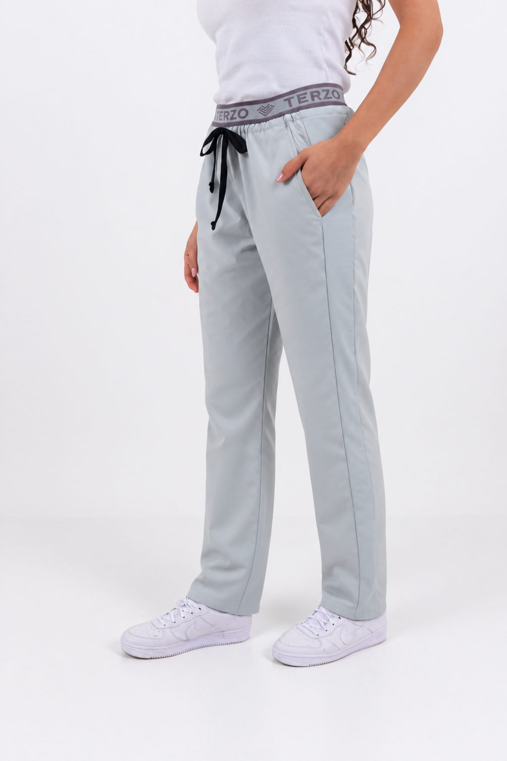 pantshapygris Pantalon Unisex Brand Shapy Gris Perla ARCIEL con JERSEY SPANDEX - Imagen 1