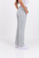 Pantalon Unisex Brand Shapy Gris Perla ARCIEL con JERSEY SPANDEX - Imagen 4