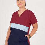 Chaquetilla Mujer Tricolor Bordo ARCIEL
