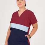 Chaquetilla Mujer Tricolor Bordo ARCIEL