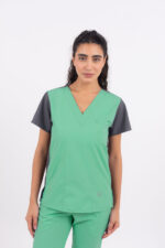 Chaquetilla Mujer Fronte Verde Cirugia CORE SPANDEX - Image 2