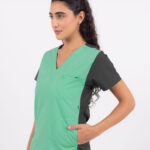 Chaquetilla Mujer Fronte Verde Cirugia CORE SPANDEX