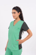 Chaquetilla Mujer Fronte Verde Cirugia CORE SPANDEX
