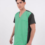 Chaquetilla Hombre Fronte Verde Cirugia CORE SPANDEX