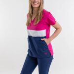 Chaquetilla Mujer Tricolor Fucsia ARCIEL