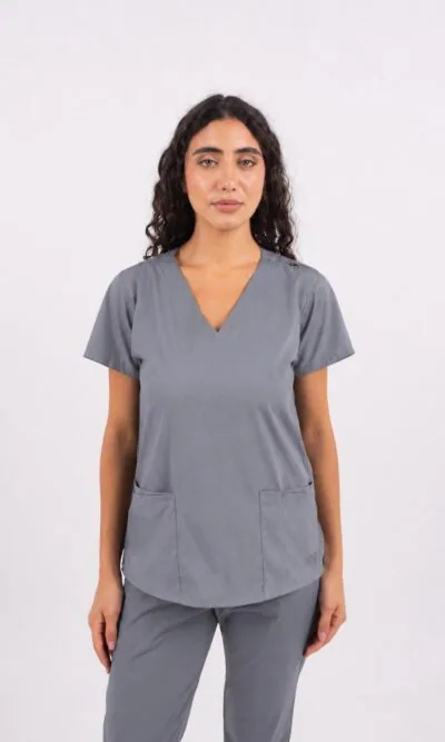 Chaquetilla Mujer Lisa Gris CORE SPANDEX